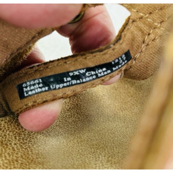 Clarks Bendables Womens 65661 Brown Tan Leather Slide Open Toe Shoes Size 9 XW - Picture 12 of 16